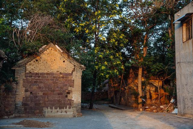 河南浅井村一个极具诗意的古城夕阳西下时来最好