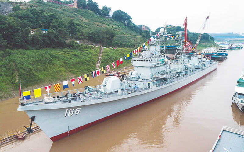 166舰今天抵达建设码头 明天就能预约参观
