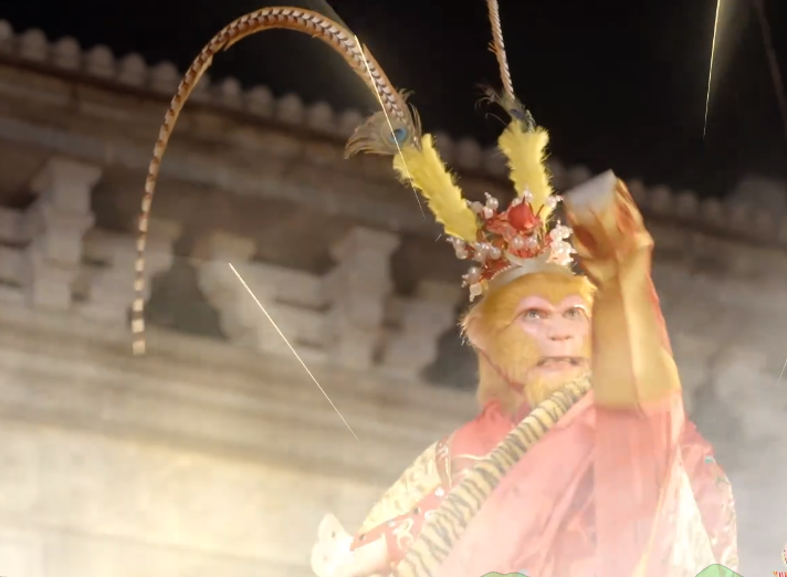 04.杨紫,黄子韬看呆了孙悟空登场后,明星们都做了什么呢?