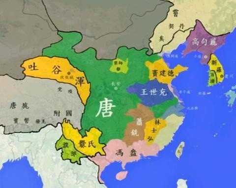 隋朝地图 末期图片
