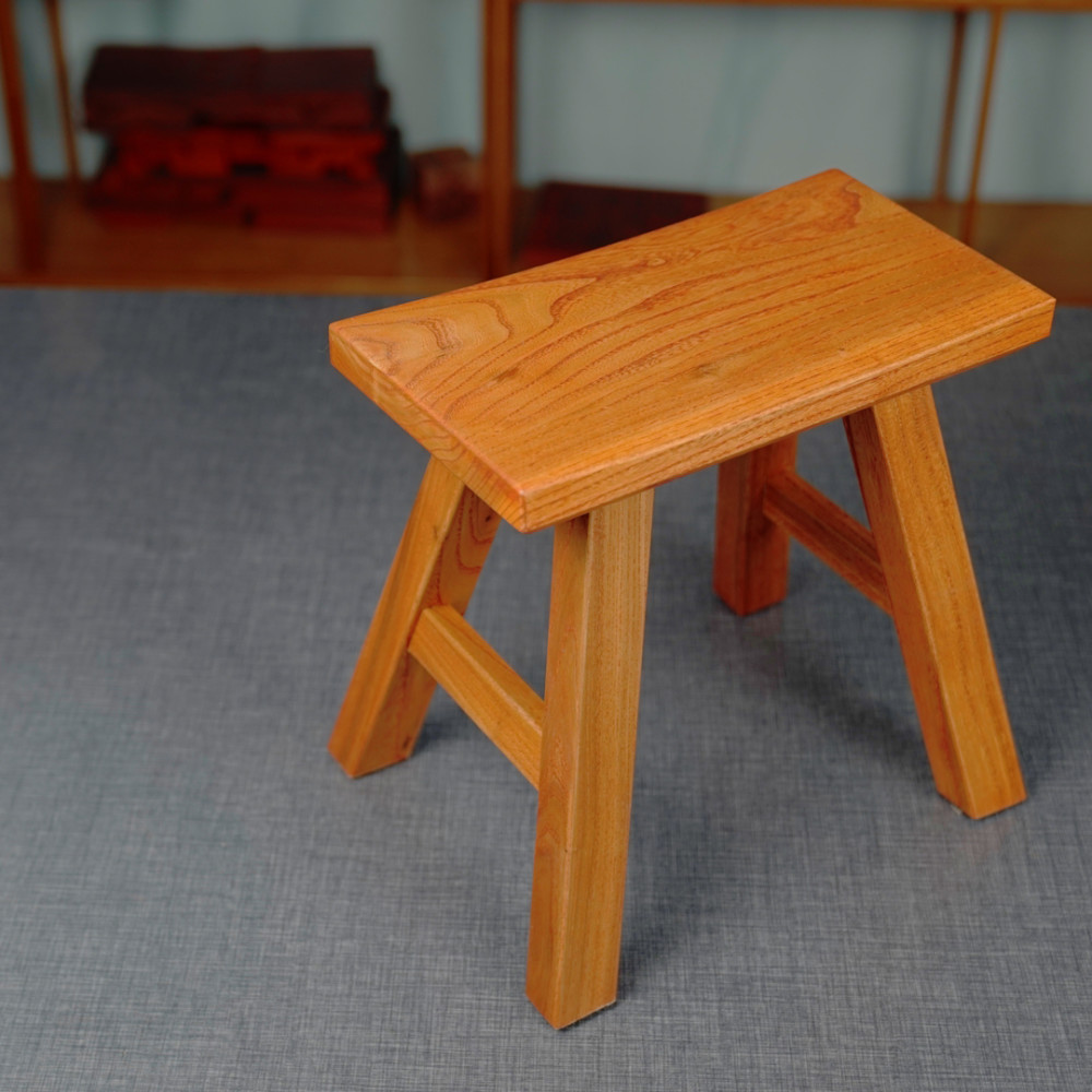 老一辈的榫卯小方凳,结实耐用,精致漂亮_腾讯新闻