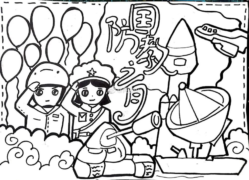 儿童画创意|少儿美术课例分享,线描,马克笔,水彩笔全都有!_腾讯新闻