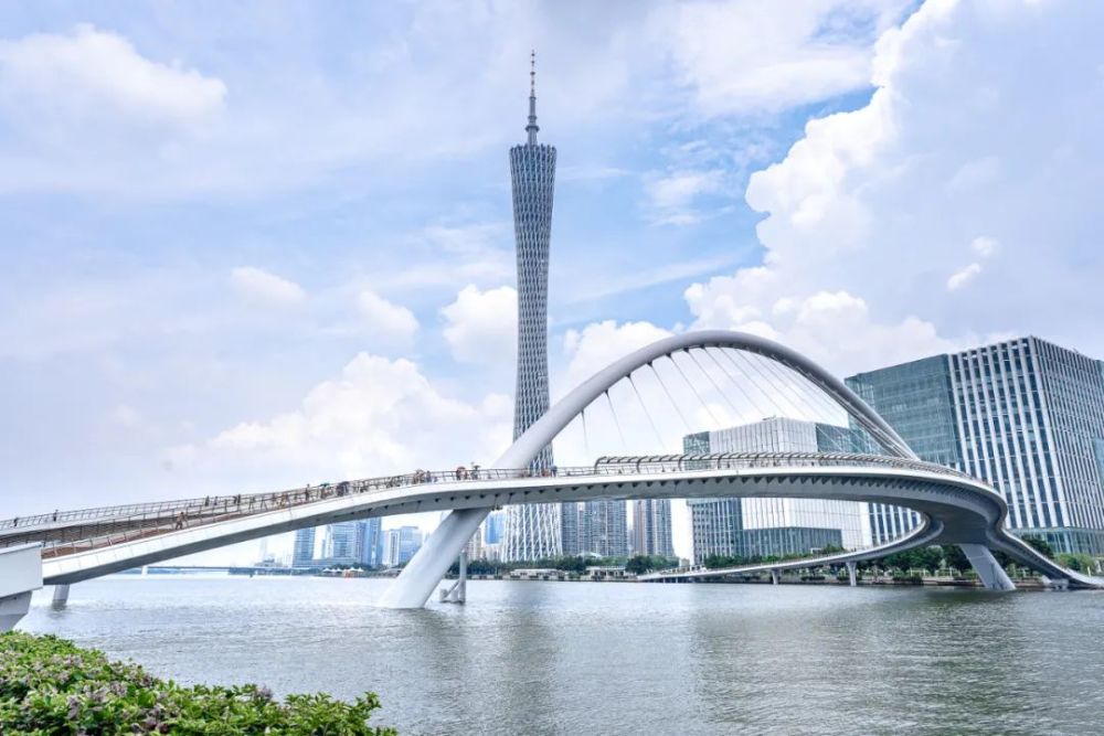 海心桥开通破世界跨度最大人行桥纪录广州的桥有多牛