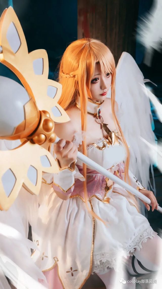 cos:刀剑神域天使亚丝娜cos正片@酒酿促织