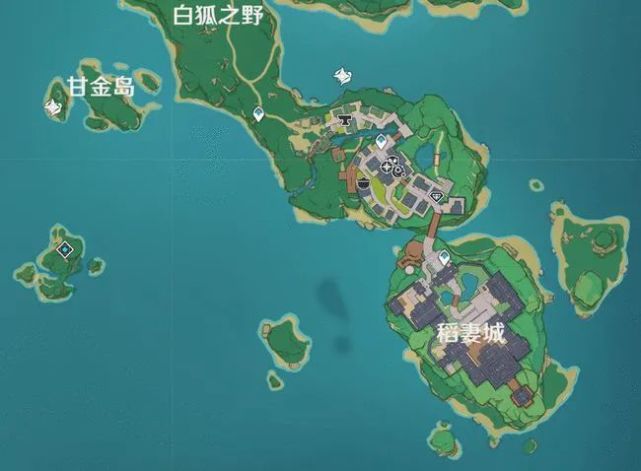 原神稻妻地图新细节公开雷神一刀将岛劈开辐射区钟离都扛不住