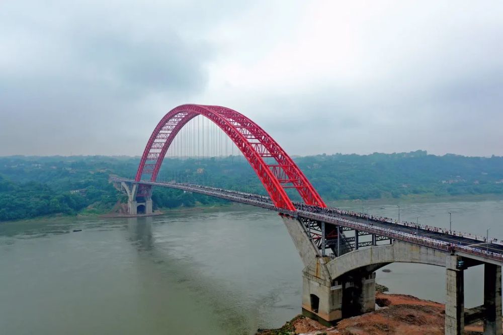 合江长江公路大桥通车,赤水二桥加油!