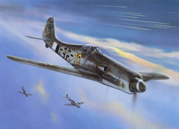 空战英豪,王牌飞行员的摇篮,德国fw-190"屠夫之鸟"战斗机