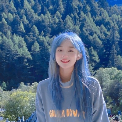 蓝色系女生头像月色与雪色之间你是第三种绝色