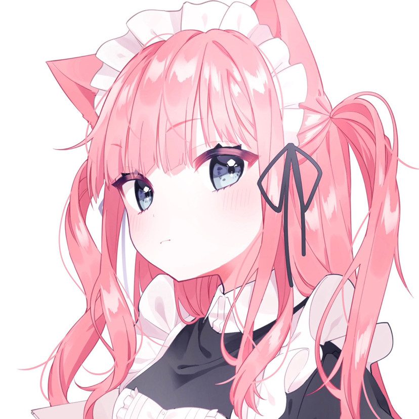 动漫女头|粉粉的女生头像_腾讯新闻