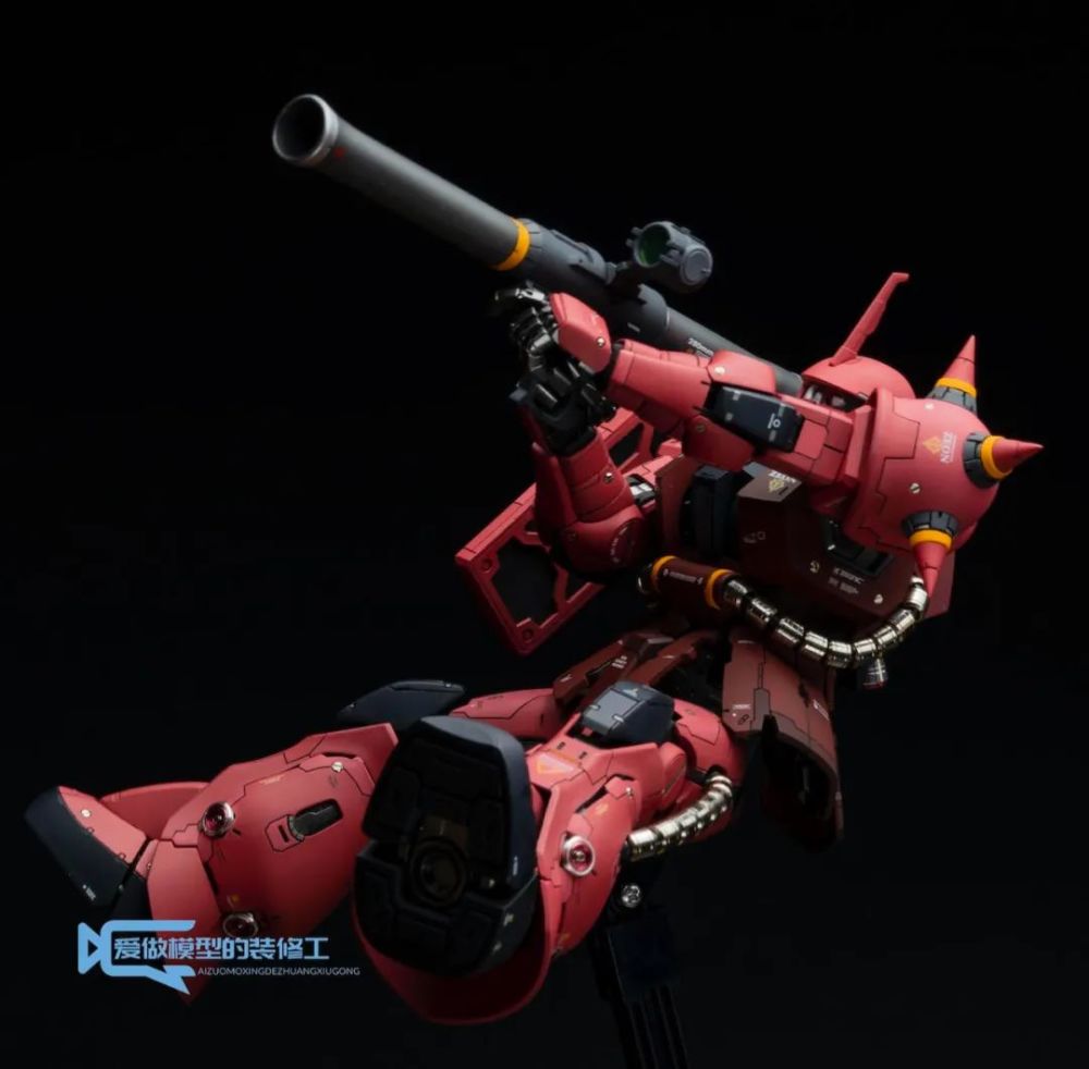 五星精选育胶乐园gk扎古夏亚红色彗星涂装