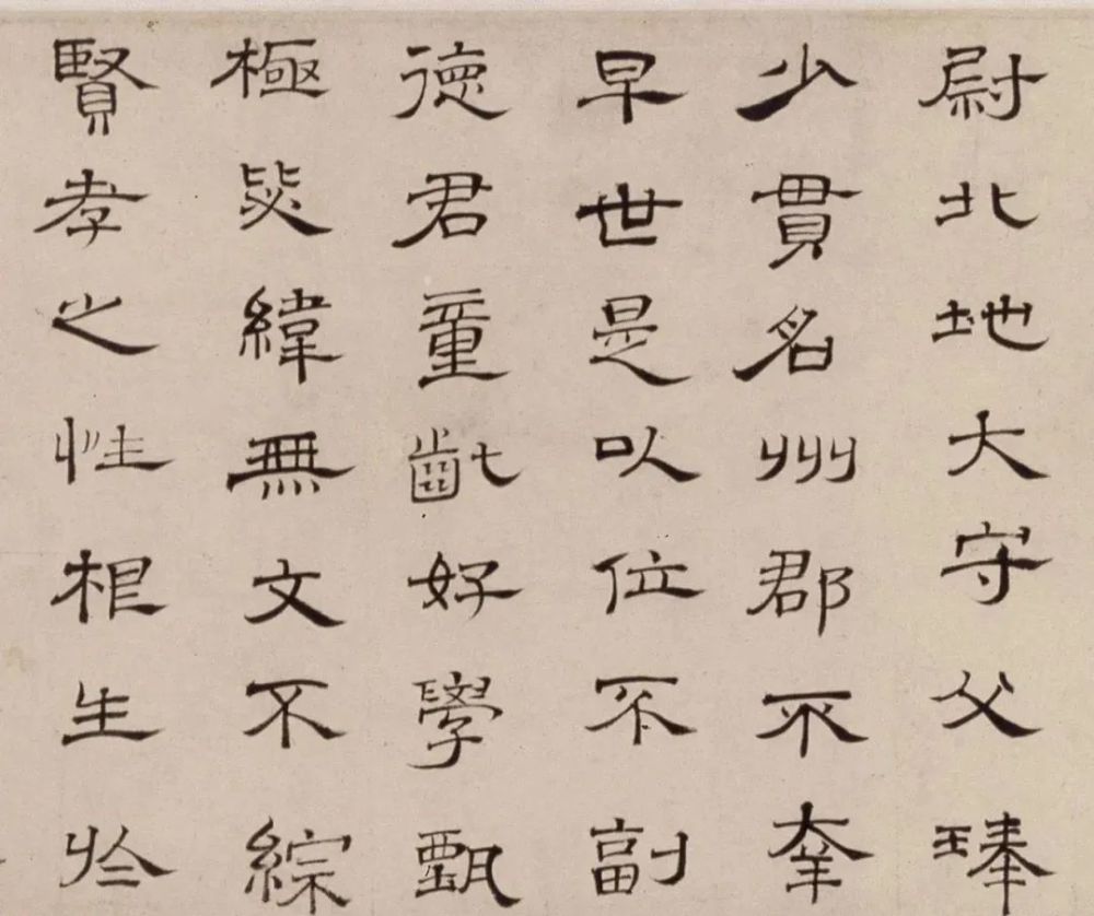 朱彝尊74岁隶书临曹全碑卷