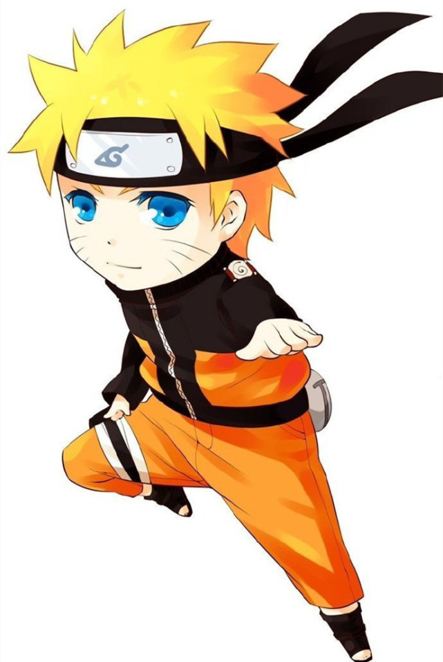 他们是彼此最好的朋友q版鸣人和佐助直接可以拿来当头像