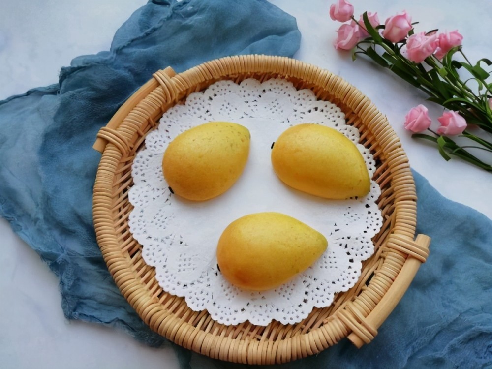 芒果馒头,味道鲜美,营养,美味