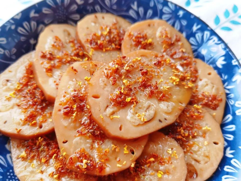 【食物恋】《中餐厅》里出现的桂花糖藕,软糯甘甜,寓意美好,电饭煲就