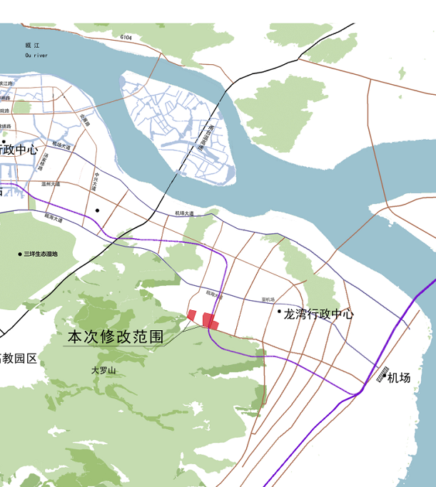 中央绿轴瑶溪南等地规划大修改新增许多宅地商业用地教育用地