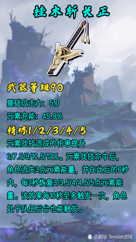 《原神》稻妻版本铁匠铺新增五把锻造武器,属性预览_腾讯新闻