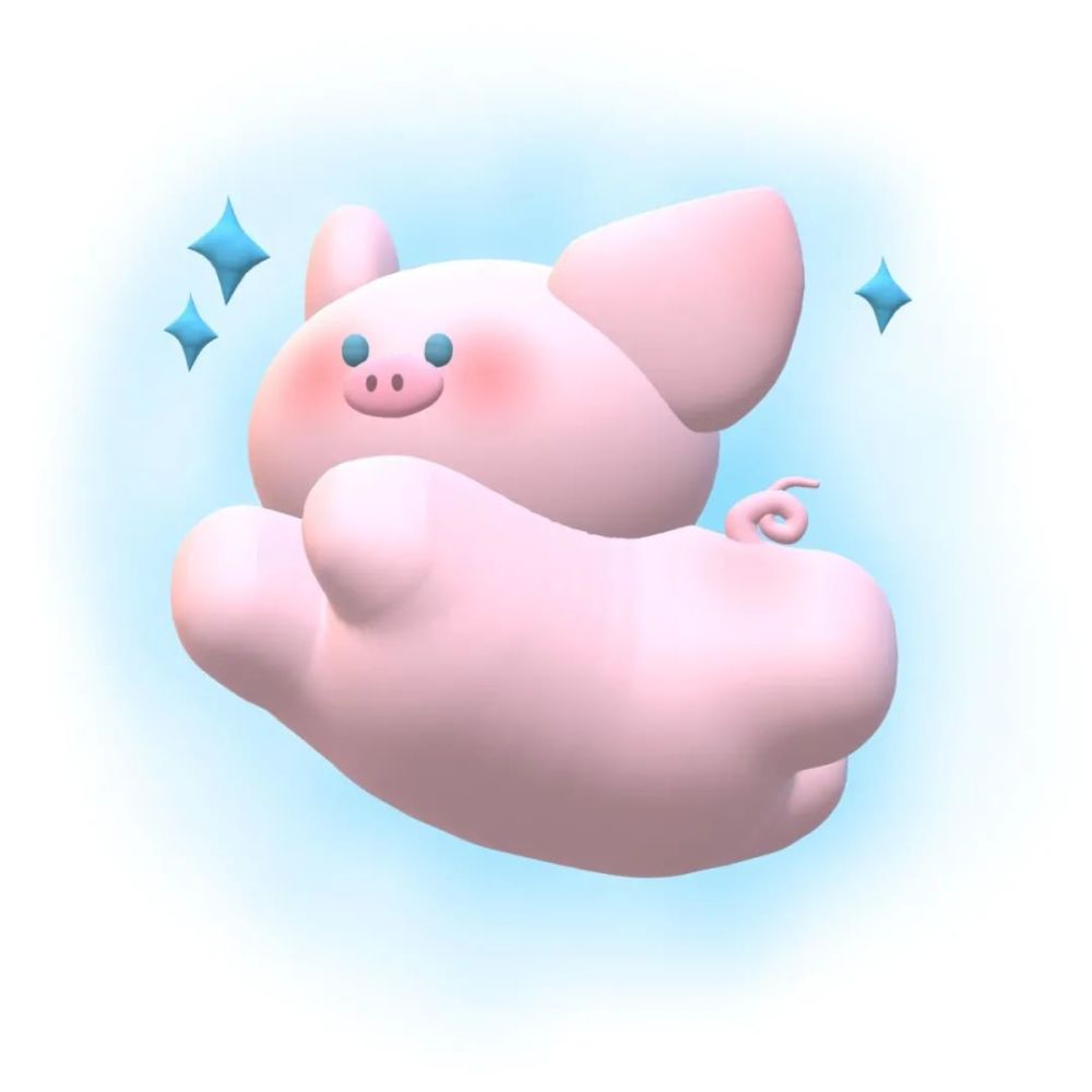 3d建模头像可可爱爱的小动物开黑多人头像情侣头像