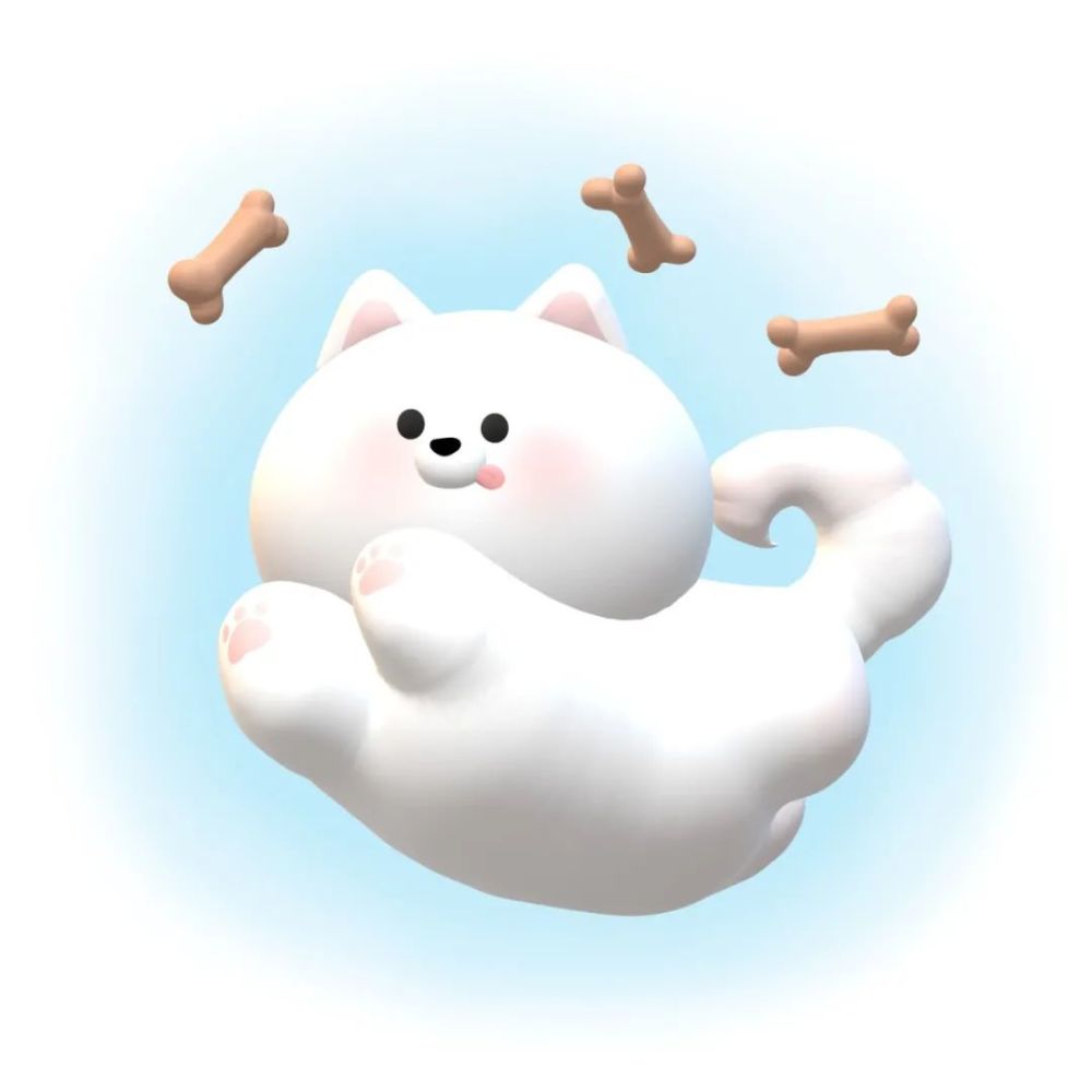 3d建模头像可可爱爱的小动物开黑多人头像情侣头像