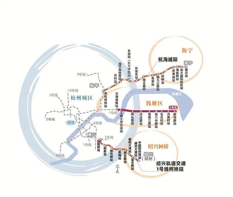 杭州地鐵計劃以建成516公里的成績,迎接杭州亞運會的到來.