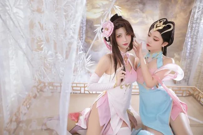 cos王者荣耀四大美女同人旗袍四选一