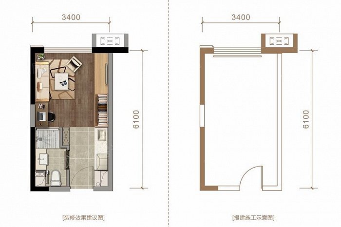 建面约30平米a5户型,建面约50平米其实不止年轻人,中海创客大厦的客群