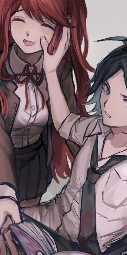 弹丸论破零音无凉子全面屏壁纸不断失去记忆红发女孩