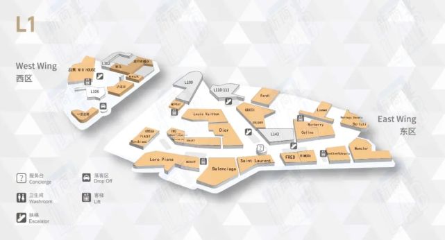 武汉恒隆广场最新品牌落位图