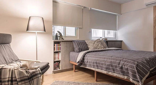 53㎡单身男子公寓少不了童趣的原木风