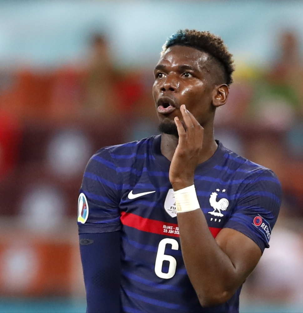 法国感受曼联痛苦双刃剑博格巴再现欧洲杯进球后失误葬送胜局