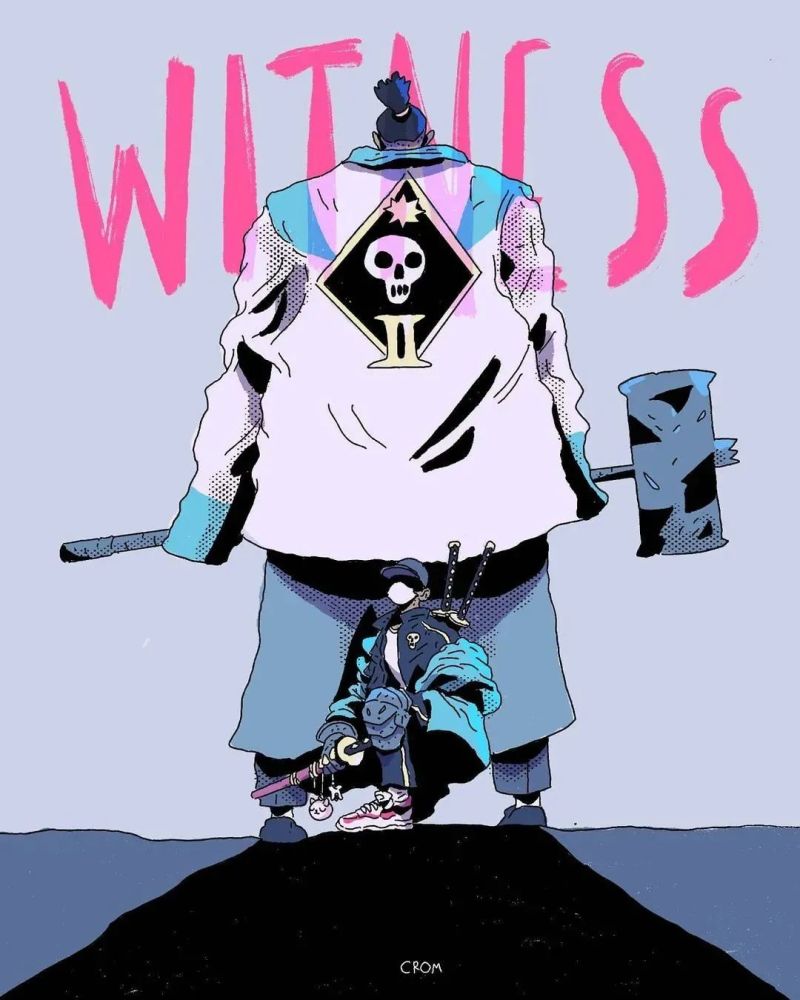 酷炫,暗黑风的手绘作品