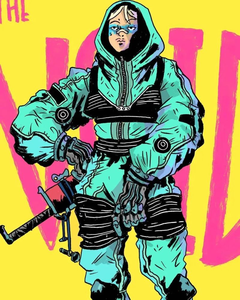 酷炫,暗黑风的手绘作品