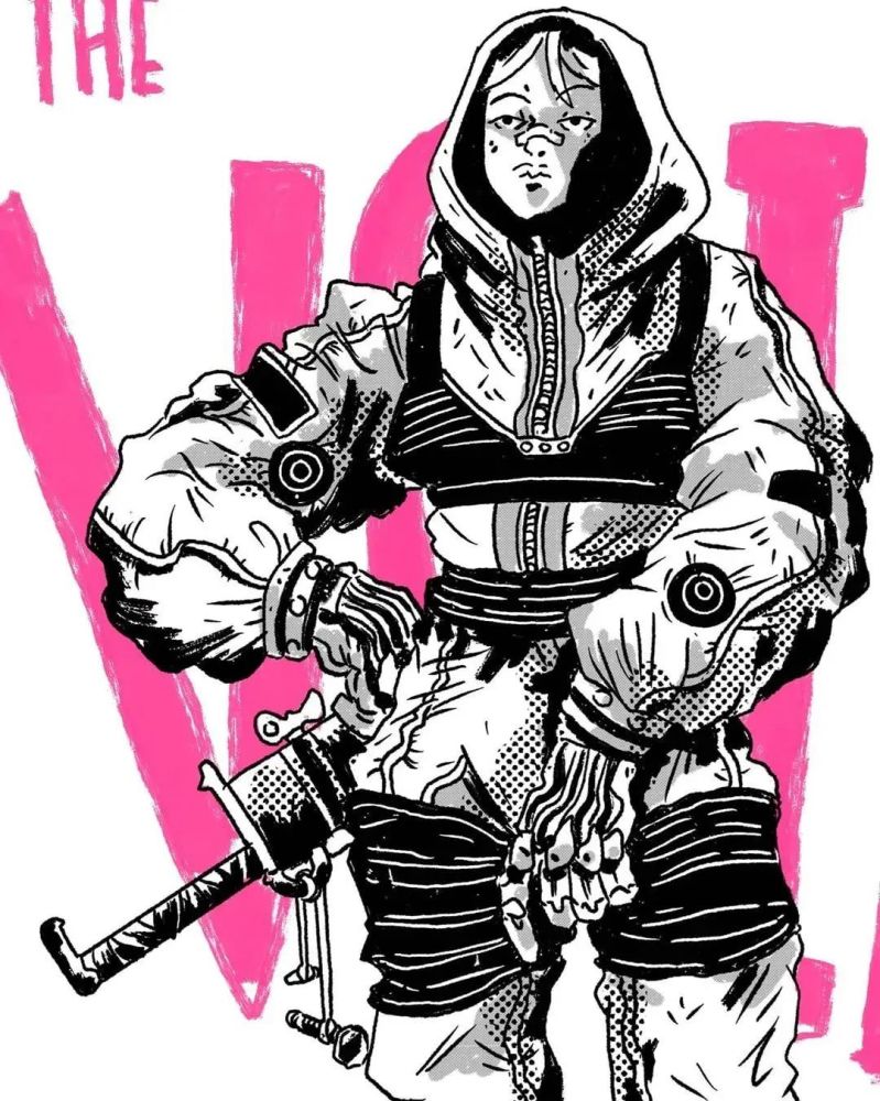 酷炫,暗黑风的手绘作品