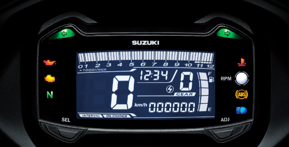 (同级落伍的负显仪表)当然gsx250r并不是一个完美的车型,入门的朋友嫌