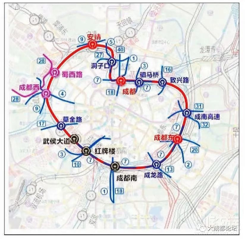 成都外环铁路规划图图片