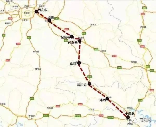 邓州高铁规划路线图图片