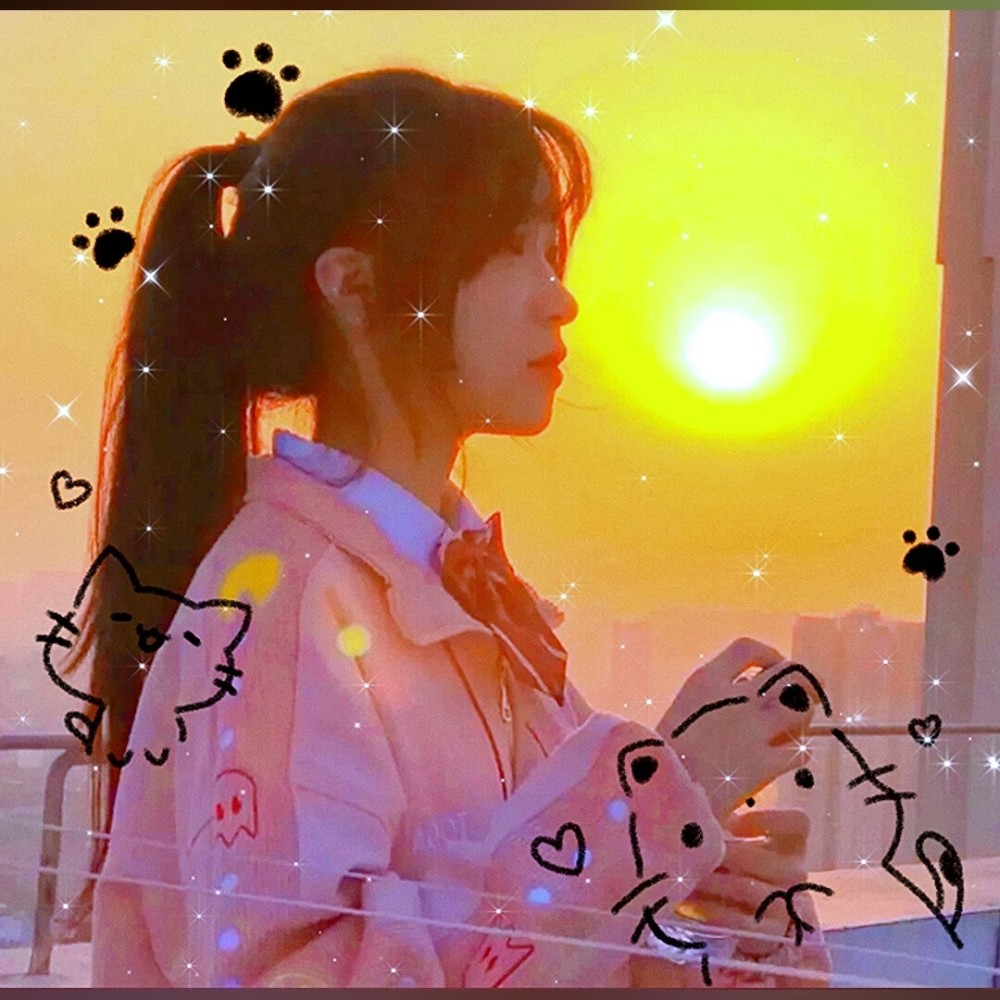 h闪闪的女生头像