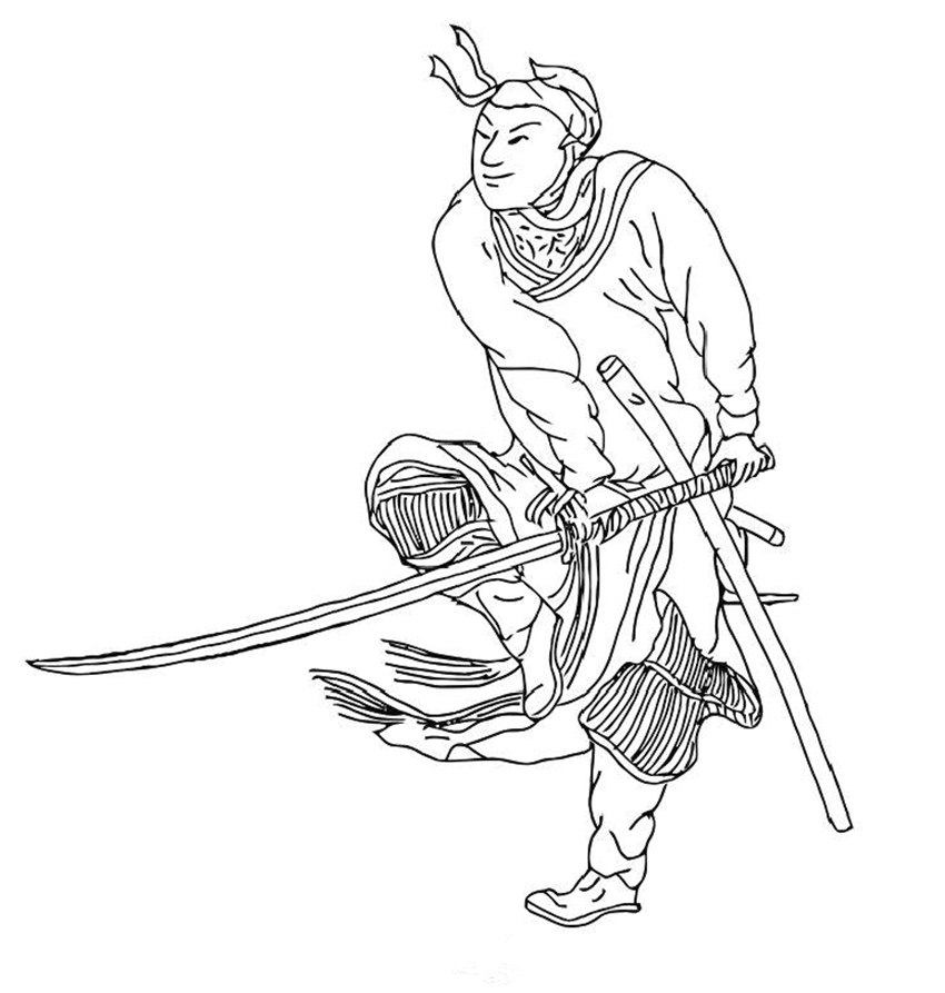 程冲斗秘本单刀法选图解快来看看你有没有成为大侠的潜力