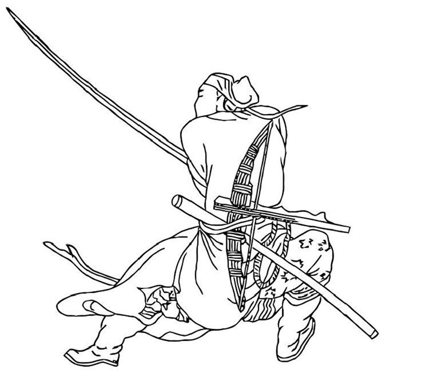 单刀势图二十二式实战用法刀刀逼人