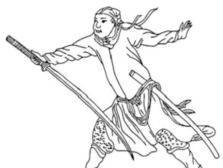 单刀势图二十二式实战用法刀刀逼人