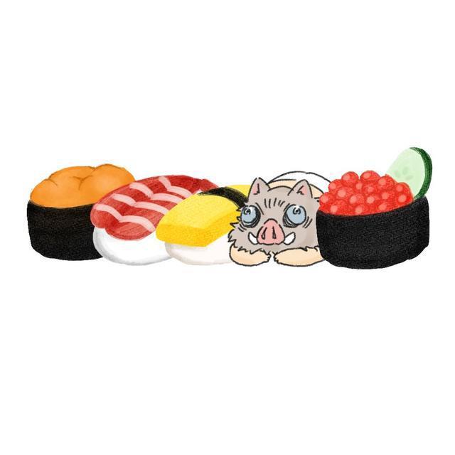 《鬼灭之刃》角色与料理的结合,蝴蝶忍温柔乖巧,伊之助超可爱