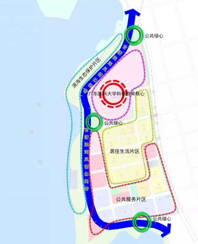 面朝大海!这所重点大学新校区全面开建,医学生有福了