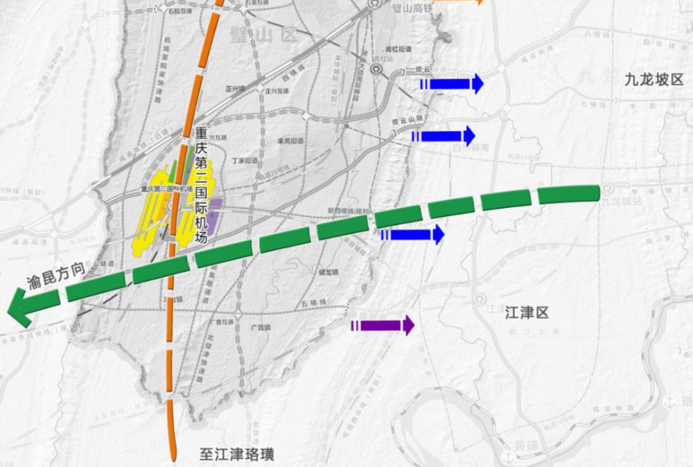 璧山十四五新機場引領佈局重慶第四槽谷