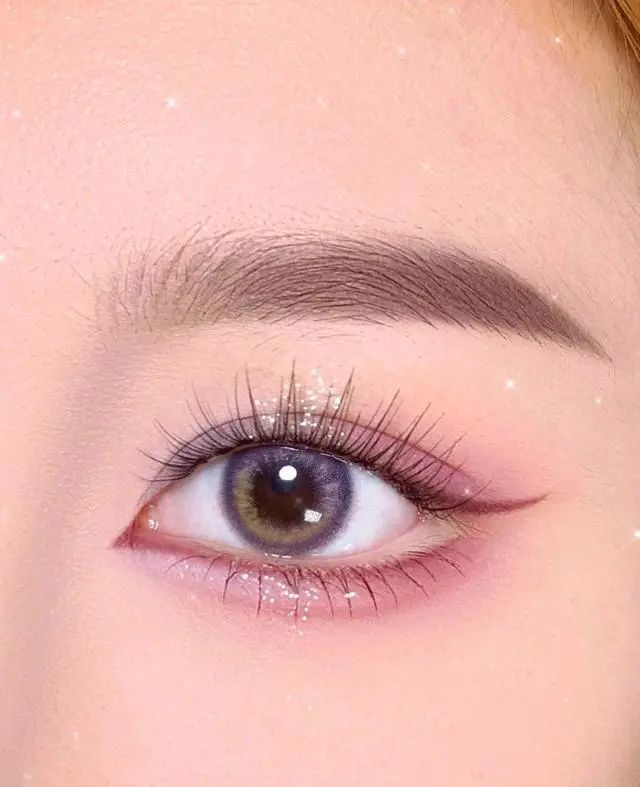 夏日冰感碎钻眼妆