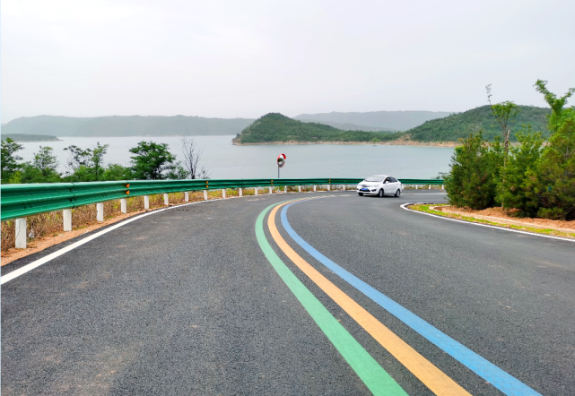 沿黄生态旅游公路洛阳新安县段即将全线建成通车
