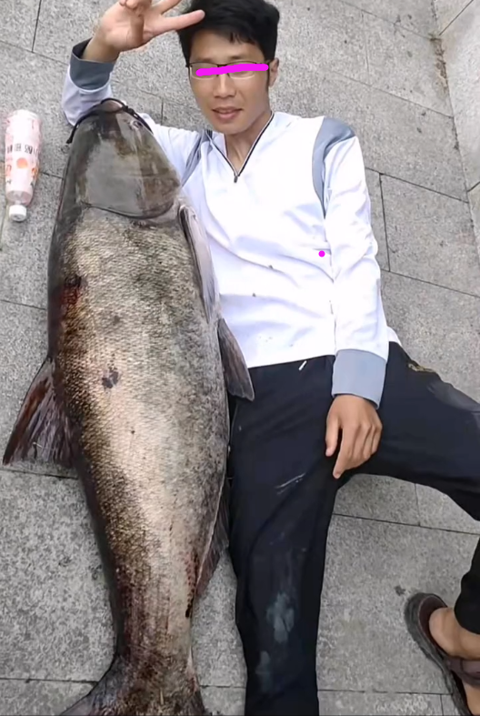 四川一釣魚人釣上