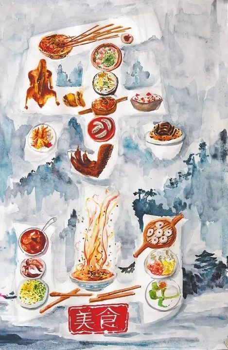 甜皮鸭,串串,牛肉面……这些乐山美食馋坏你了没?_腾讯新闻