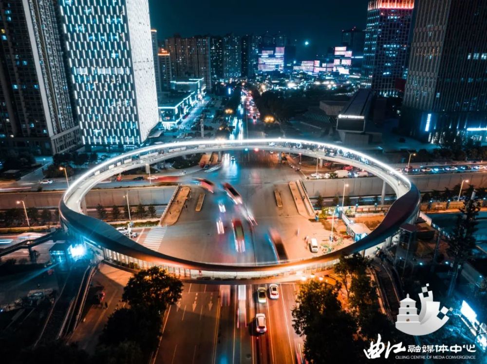 西安最美环形天桥正式启用!