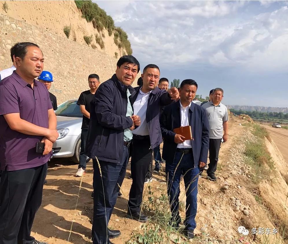 6月30日,县委副书记,县长马良佐带领县园区办,水务