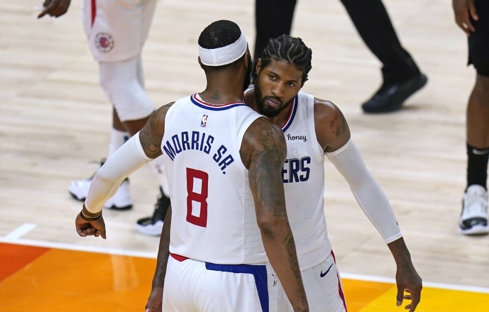 马库斯-莫里斯 NBA：快船VS太阳，洛杉矶主场优势明显，快船有望追平大比分进入抢七