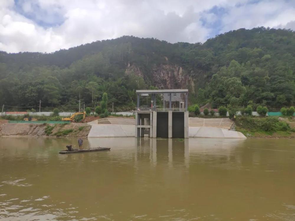 三江连通工程韩江鹿湖隧洞引水工程顺利通水